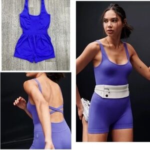 Free People Good Karma Runsie Romper